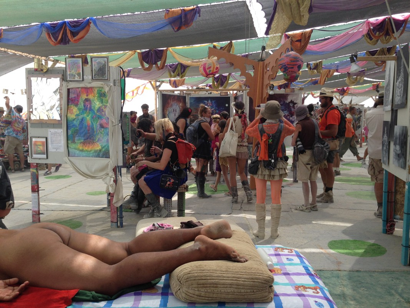Illustration for article titled Why Families Are Bringing Kids to a Drug-Fueled Desert Hippie Festival